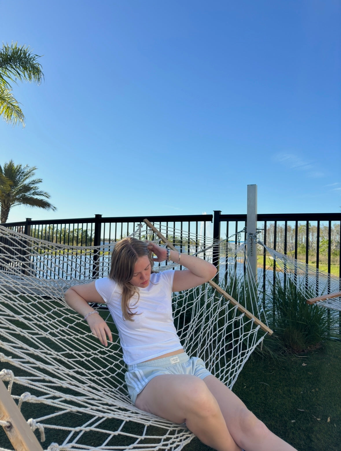 Light Grey Track Shorts