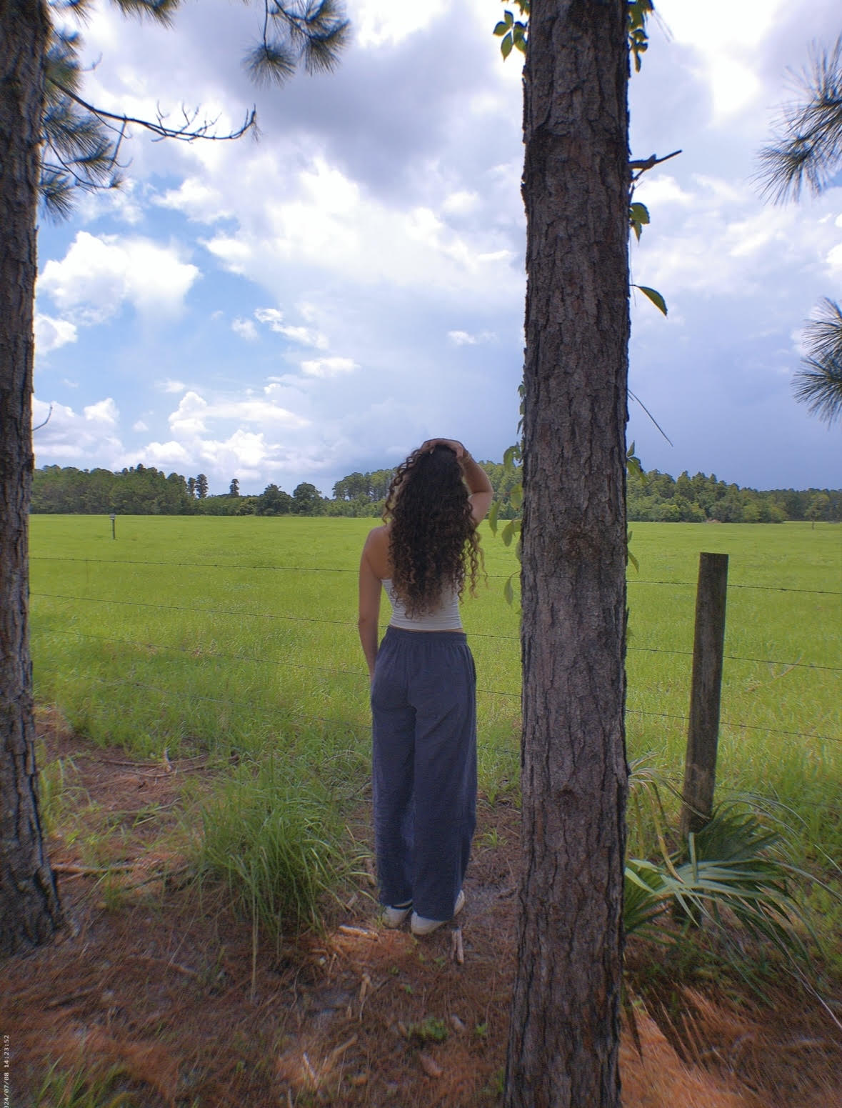 Navy SunChaser Linen Pants