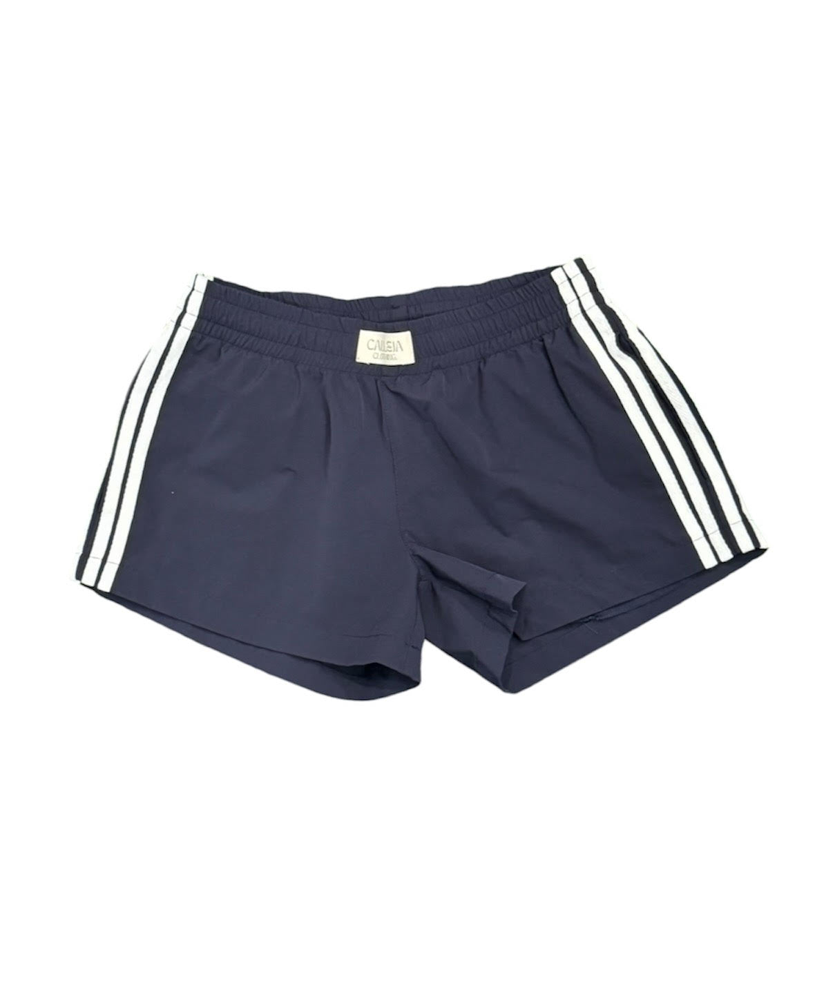 Navy track shorts deals